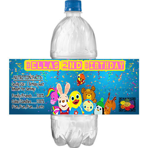 Personalized BABY FIRST Glossy Water Bottle Labels, Party Favors