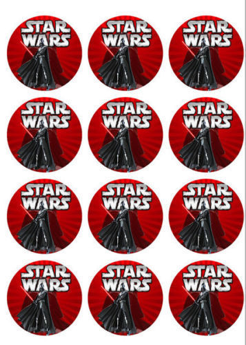 Star Wars Personalized Edible Print Premium Cake Topper Frosting Sheets 5 Sizes