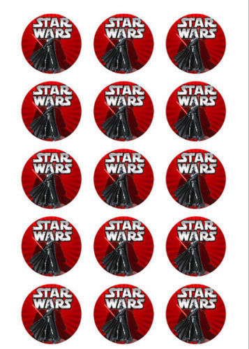Star Wars Personalized Edible Print Premium Cake Topper Frosting Sheets 5 Sizes