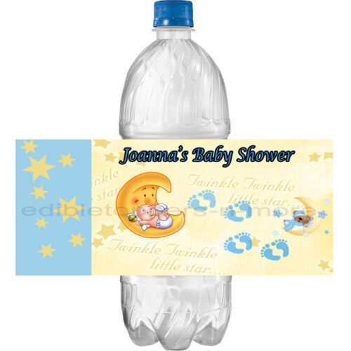 Personalized BABY SHOWER Glossy Water Bottle Labels, Party Favors