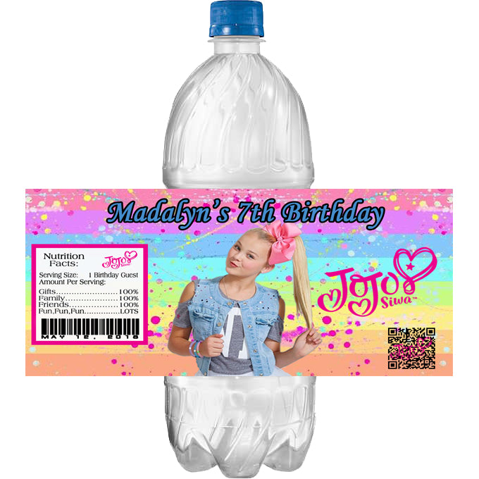 Water Bottle Labels