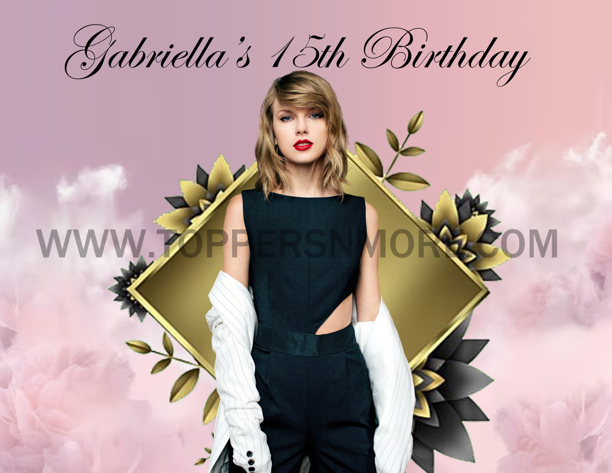 Taylor Swift Personalized Edible Print Premium Cake Toppers Frosting Sheets 5 Sizes