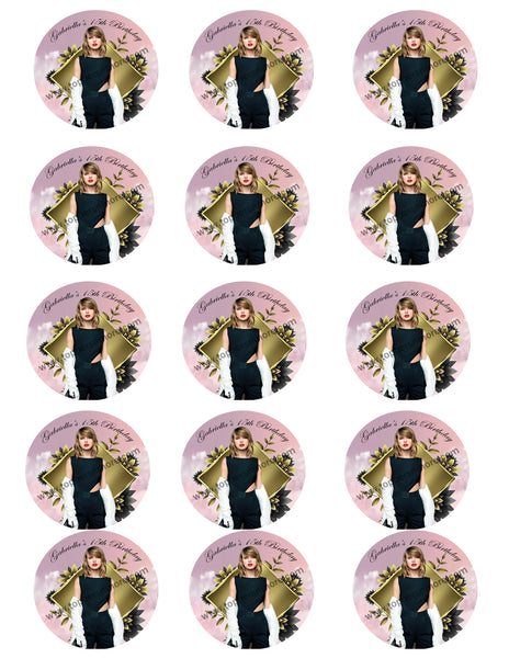 Taylor Swift Personalized Edible Print Premium Cake Toppers Frosting Sheets 5 Sizes