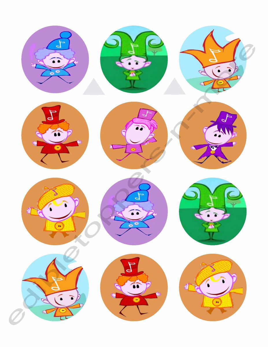Baby First Notekins Edible Print Premium Cupcake/Cookie Toppers Frosti ...