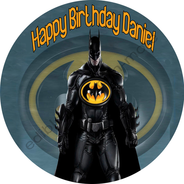 Batman Personalized Edible Print Premium Cake Toppers Frosting Sheets 5 Sizes