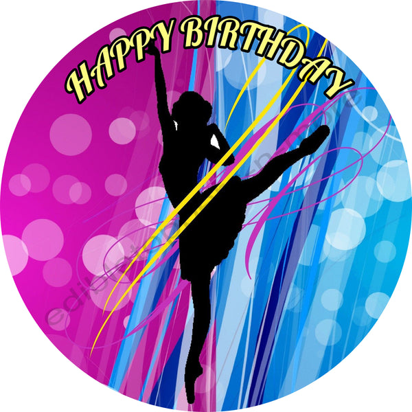 Dance Personalized Edible Print Premium Cake Toppers Frosting Sheets 5 Sizes