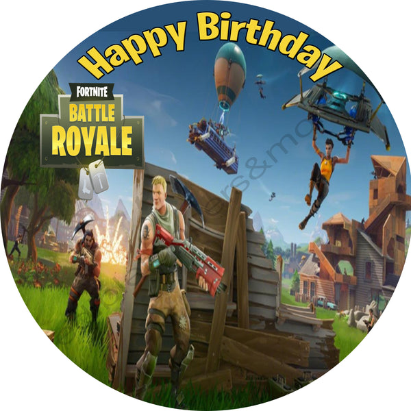 Fortnite Personalized Edible Print Premium Cake Toppers Frosting Sheets 5 Sizes
