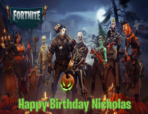 Fortnite Personalized Edible Print Premium Cake Toppers Frosting Sheets 5 Sizes