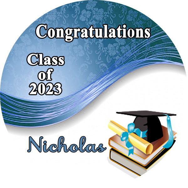 Graduation Personalized Edible Print Premium Cake Toppers Frosting Sheets 5 Sizes