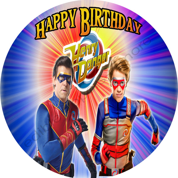 Henry Danger Personalized Edible Print Premium Cake Toppers Frosting Sheets 5 Sizes