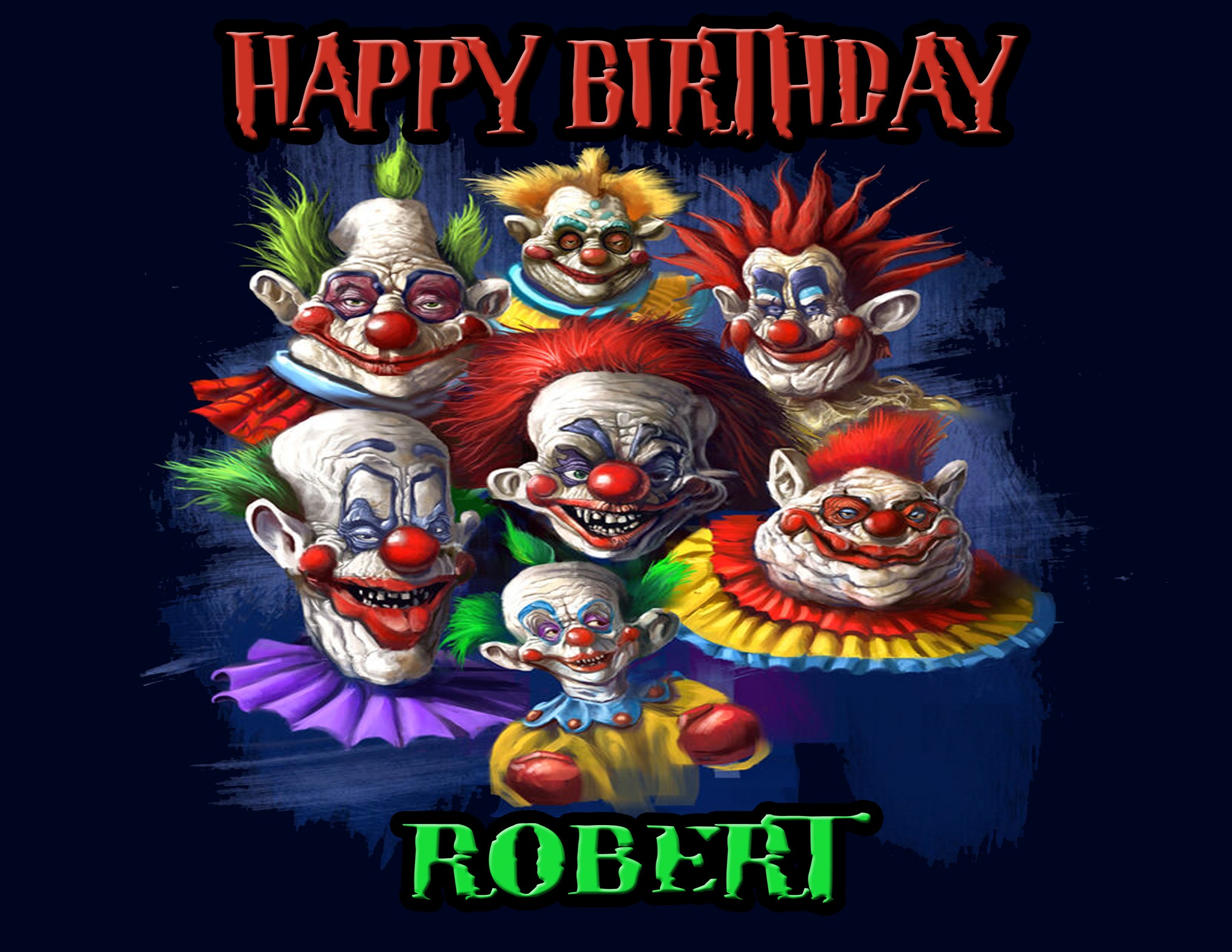 Killer Klowns Personalized Edible Print Premium Cake Topper Frosting Sheets 5 Sizes