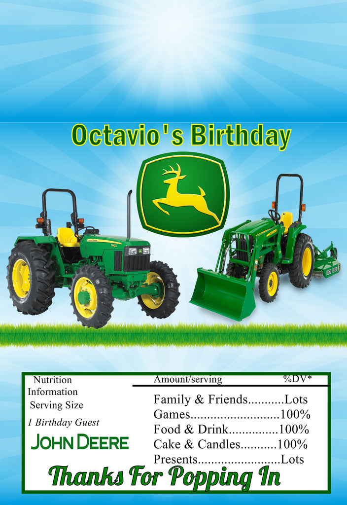 12-personalized-john-deere-microwave-popcorn-wrappers-party-favors-s-edible-toppers-more for Free Printable John Deere Cupcake Toppers 12) Personalized JOHN DEERE Microwave Popcorn Wrappers Party Favors S โ Edible Toppers & More for Free Printable John Deere Cupcake Toppers