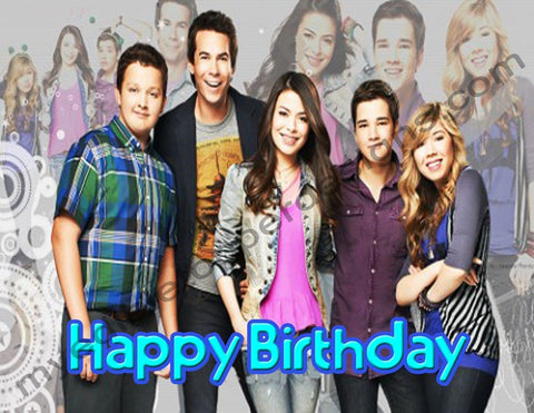 iCarly Personalized Edible Print Premium Cake Toppers Frosting Sheets 5 Sizes