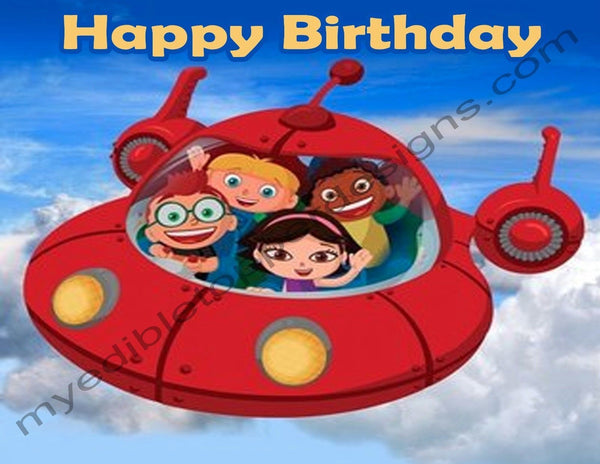 Little Einsteins Personalized Edible Print Premium Cake Topper Frosting Sheets 5 Sizes