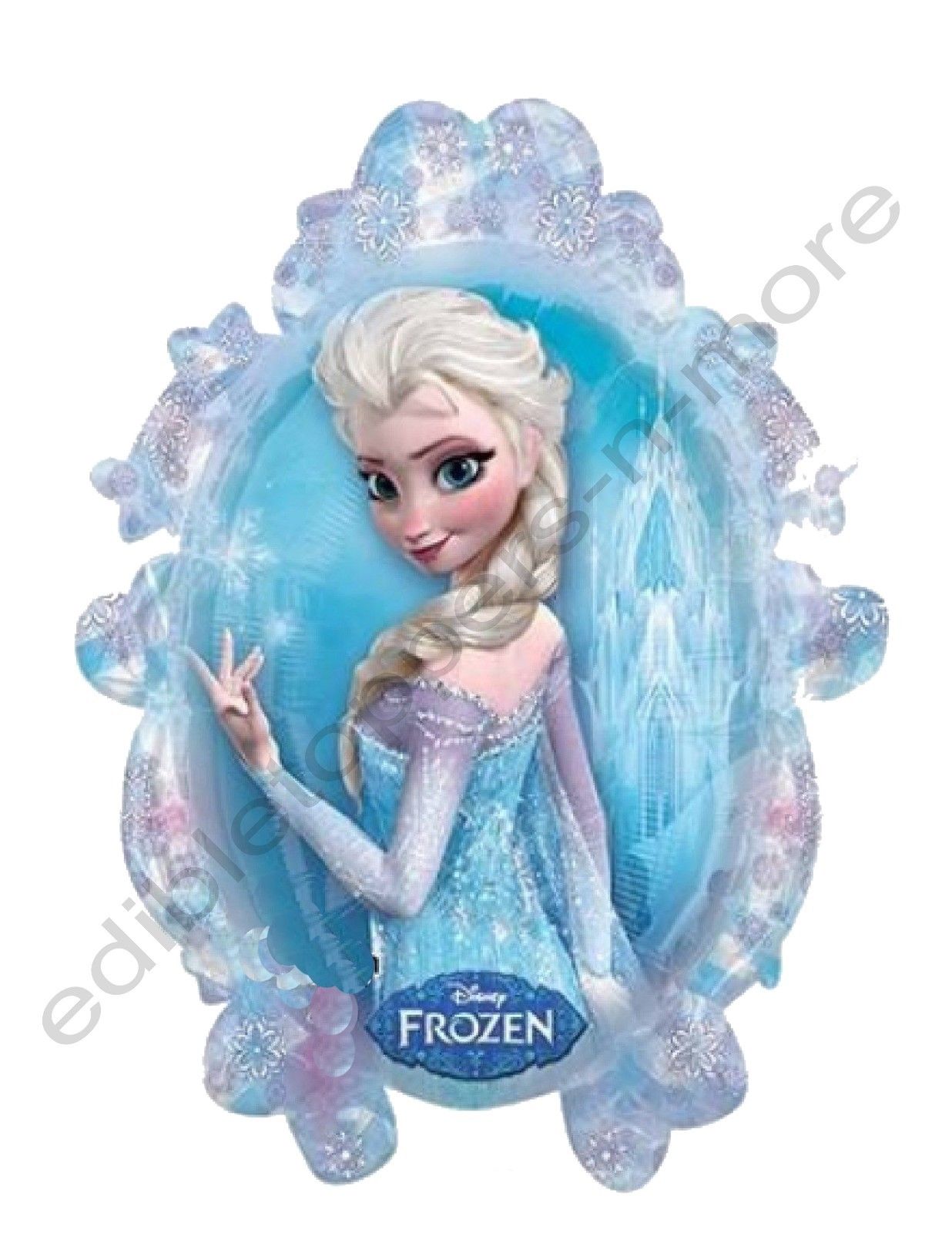 Disney's Frozen Elsa Personalized Edible Print Premium Cake Toppers Fr – Toppers & More