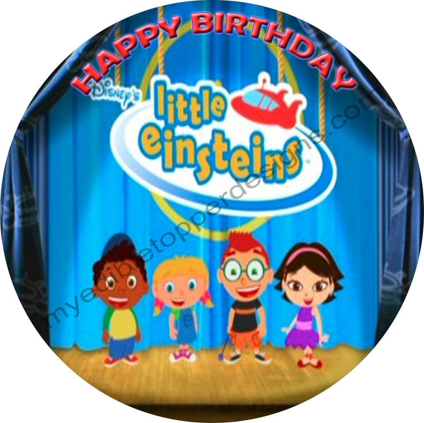 Little Einsteins Personalized Edible Print Premium Cake Topper Frosting Sheets 5 Sizes