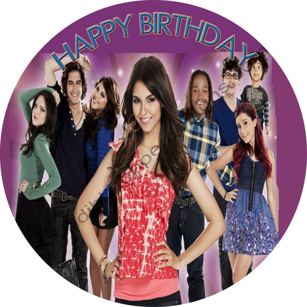 Victorious Personalized Edible Print Premium Cake Topper Frosting Sheets 5 Sizes