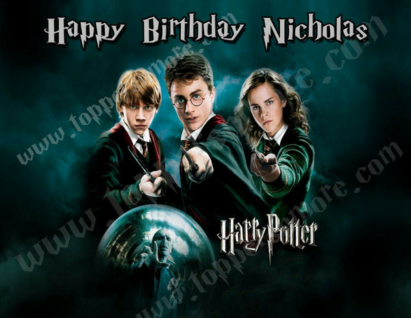Harry Potter Fenix Personalized Edible Print Premium Cake Toppers Frosting Sheets 5 Sizes