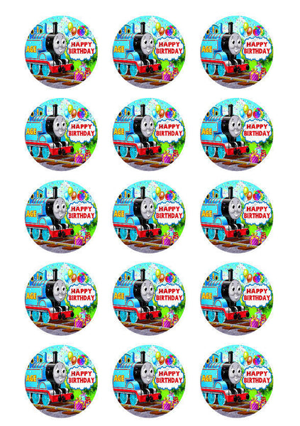 Thomas & Friends Personalized Edible Print Premium Cake Topper Frosting Sheets 5 Sizes