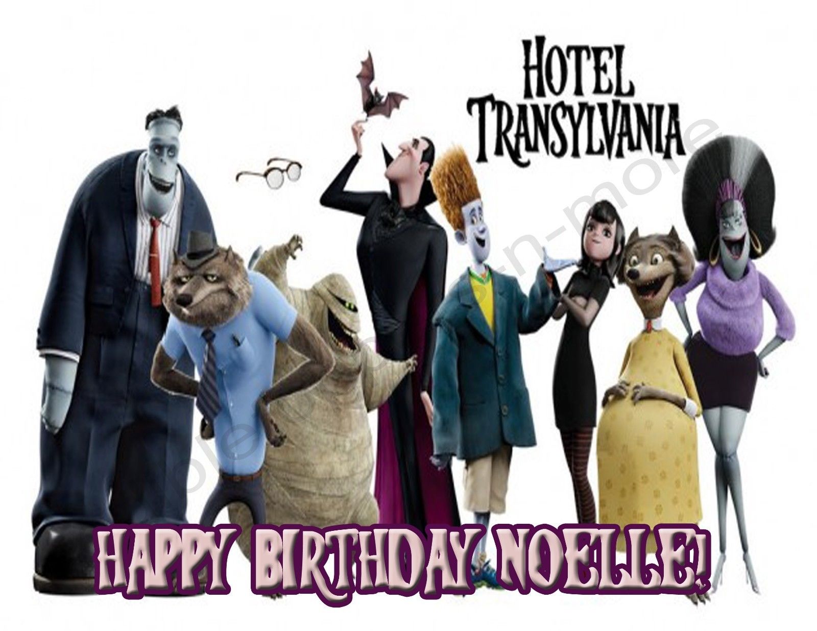 Hotel Transylvania Personalized Edible Print Premium Cake Toppers Frosting Sheets 5 Sizes