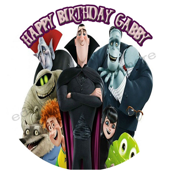 Hotel Transylvania Personalized Edible Print Premium Cake Toppers Frosting Sheets 5 Sizes