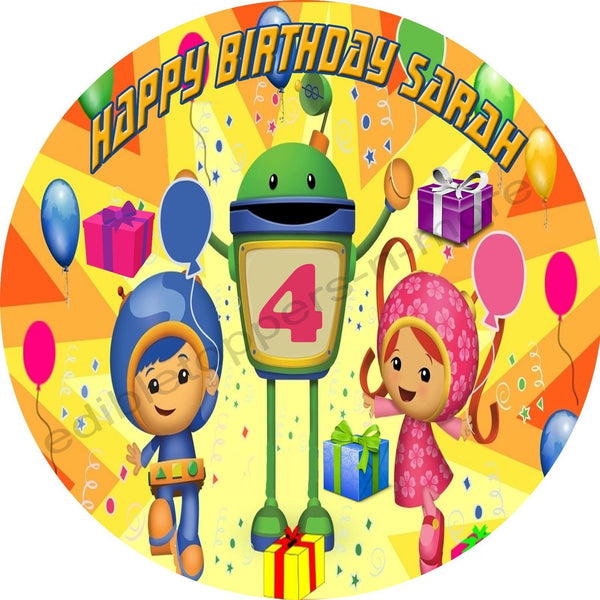 Team Umizoomi Personalized Edible Print Premium Cake Topper Frosting Sheets 5 Sizes