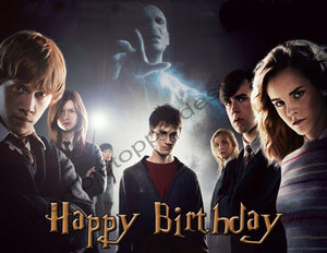 Harry Potter Personalized Edible Print Premium Cake Toppers Frosting Sheets 5 Sizes