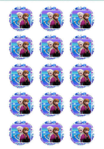 Disney's Frozen Personalized Edible Print Premium Cake Toppers Frosting Sheets 5 Sizes