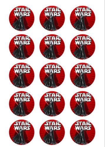 Star Wars Personalized Edible Print Premium Cake Topper Frosting Sheets 5 Sizes