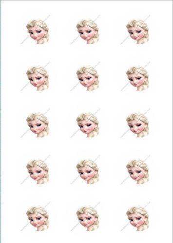 Disney's Frozen Elsa Personalized Edible Print Premium Cake Toppers Frosting Sheets 5 Sizes